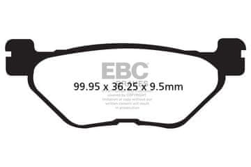 Klocki hamulcowe EBC FA319/2 (kpl. na 1 tarcze)