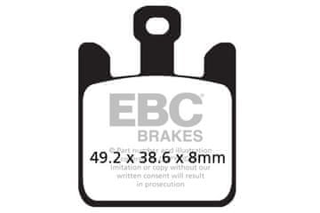 Klocki hamulcowe EBC EPFA369/4HH Extreme Pro (kpl. na 1 tarcze)