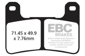 Klocki hamulcowe EBC EPFA379HH Extreme Pro (kpl. na 1 tarcze)