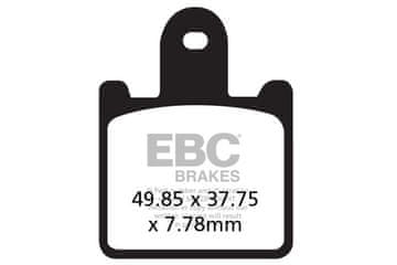 Klocki hamulcowe EBC GPFAX417/4HH torowe/profesjonalne (kpl. na 1 tarcze)