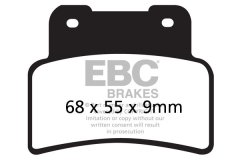Klocki hamulcowe EBC FA432 (kpl. na 1 tarcze)