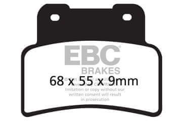 Klocki hamulcowe EBC FA432 (kpl. na 1 tarcze)