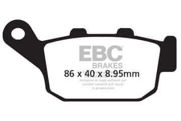 Klocki hamulcowe EBC FA496 (kpl. na 1 tarcze)