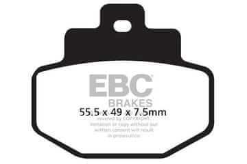 Klocki hamulcowe EBC SFA321 skuterowe (kpl. na 1 tarcze)