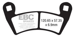 Klocki hamulcowe EBC FA452R (kpl. na 1 tarcze)