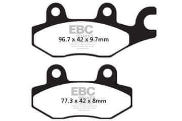 Klocki hamulcowe EBC FA165/2TT (kpl. na 1 tarcze)