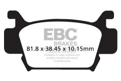 Klocki hamulcowe EBC FA410TT (kpl. na 1 tarcze)
