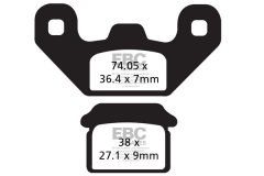 Klocki hamulcowe EBC FA480 (kpl. na 1 tarcze)