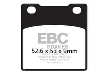 Klocki hamulcowe EBC FA063V V-PAD (kpl. na 1 tarcze)