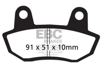 Klocki hamulcowe EBC FA090V V-PAD (kpl. na 1 tarcze)