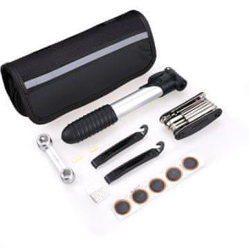 Zestaw do naprawy roweru w etui 16w1 ROXAR MT-16
