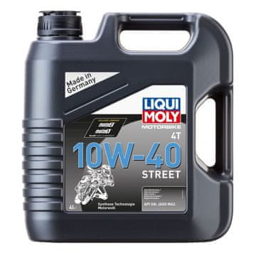 Liqui Moly Olej silnikowy półsyntetyczny do motocykli 10W40 Street 4T 4 litry