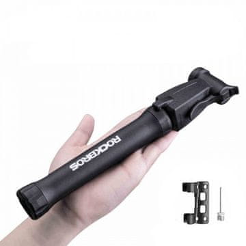 ROCKBROS Pompka rowerowa dwustronna TM-1701P czarna
