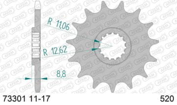 Zębatka przednia do łańcucha 520 kod 73301-13
