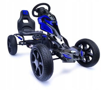 joy4kids PEDALNI GO-KART 1504 scout MODRA