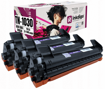 Inkdigo toner TN1030 kompatybilny z Brother DCP-1510 HL-1110 MFC-1810 Certyfikat TÜV