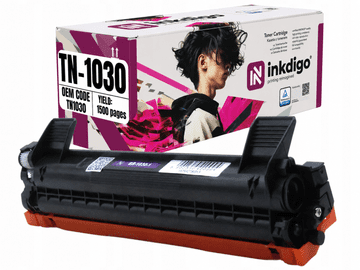 Inkdigo toner TN1030 kompatybilny z Brother DCP-1510 HL-1110 MFC-1810 Certyfikat TÜV