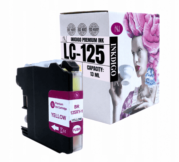 Inkdigo tusz LC125XLY kompatybilny z Brother DCP-J4110DW MFC-J4310DW Certyfikat TÜV