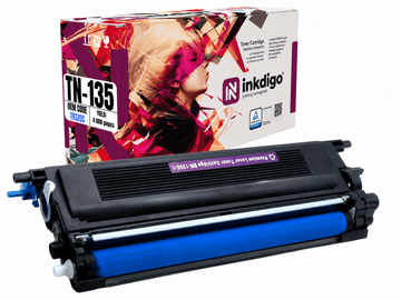 Inkdigo toner TN135C kompatybilny z Brother DCP-9040CN HL-4040CDNLT Certyfikat TÜV