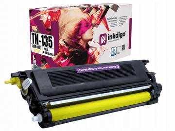 Inkdigo toner TN135Y kompatybilny z Brother DCP-9040CN HL-4040CDNLT Certyfikat TÜV