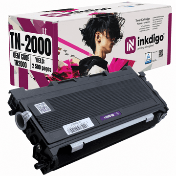 Inkdigo toner TN2000 kompatybilny z Brother HL-2035 HL-2035R HL-2037 Certyfikat TÜV