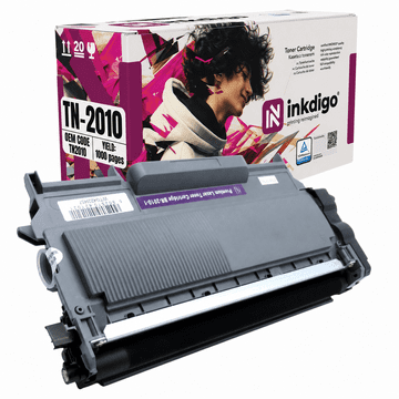 Inkdigo toner TN2010 kompatybilny z Brother DCP-7055 HL-2130 DCP-7055W Certyfikat TÜV