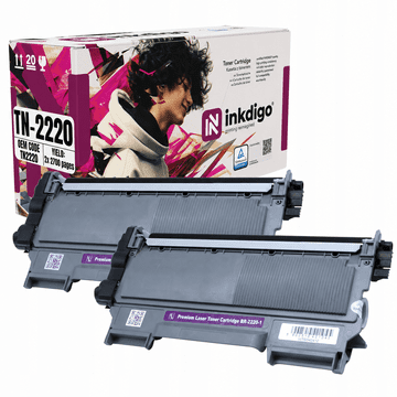 Inkdigo toner TN2220 kompatybilny z Brother DCP-7060D Fax2840 HL-2215 Certyfikat TÜV