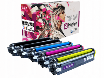 Inkdigo toner TN241/245 kompatybilny z Brother DCP-9015CDW HL-3140CW Certyfikat TÜV