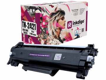 Inkdigo toner TN2421 kompatybilny z Brother DCP-L2512D HL-L2312D HL-L2352DW Certyfikat TÜV