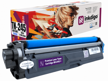 Inkdigo toner TN245C kompatybilny z Brother DCP-9015CDW HL-3140CW Certyfikat TÜV