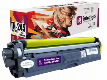 Inkdigo toner TN245Y kompatybilny z Brother DCP-9015CDW HL-3140CW Certyfikat TÜV