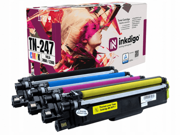 Inkdigo toner TN247 kompatybilny z Brother DCP-L3510 HL-L3210 MFC-L3710CW Certyfikat TÜV