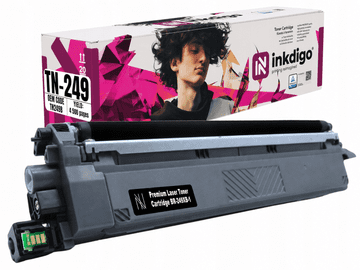 Inkdigo toner TN249BK kompatybilny z Brother HL-L8230CDW MFC-L8340CDW Certyfikat TÜV