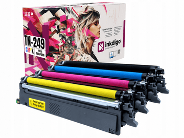Inkdigo toner TN249 kompatybilny z Brother HL-L8230CDW MFC-L8340CDW Certyfikat TÜV