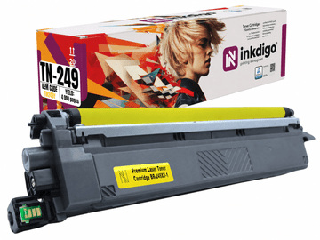 Inkdigo toner TN249Y kompatybilny z Brother HL-L8230CDW MFC-L8340CDW Certyfikat TÜV
