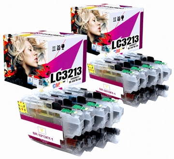Inkdigo tusz LC3213 kompatybilny z Brother DCP-J572DW MFC-J491DW DCP-J772DW Certyfikat TÜV