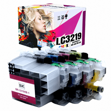 Inkdigo tusz LC3219XL kompatybilny z Brother MFC-J5330DW MFC-J6530DW Certyfikat TÜV