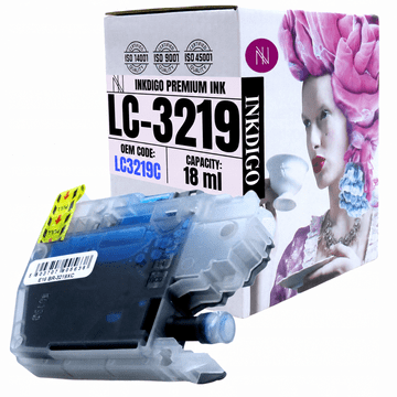Inkdigo tusz LC3219XLC kompatybilny z Brother MFC-J5330DW MFC-J6530DW Certyfikat TÜV