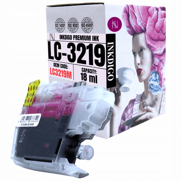 Inkdigo tusz LC3219XLM kompatybilny z Brother MFC-J5330DW MFC-J6530DW Certyfikat TÜV