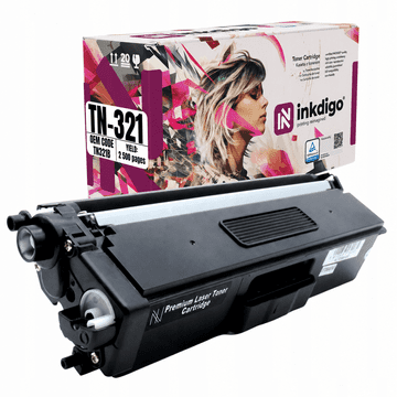 Inkdigo toner TN321B kompatybilny z Brother DCP-L8400CDN HL-L8250CDN Certyfikat TÜV