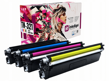 Inkdigo toner TN321 kompatybilny z Brother DCP-L8400CDN HL-L8250CDN Certyfikat TÜV