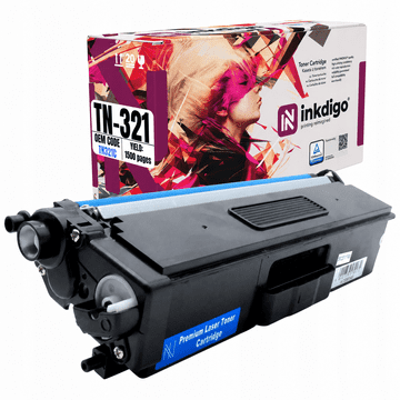 Inkdigo toner TN321C kompatybilny z Brother DCP-L8400CDN HL-L8250CDN Certyfikat TÜV