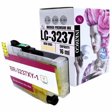 Inkdigo tusz LC3237XLY kompatybilny z Brother HL-J6000DW MFC-J5945DW Certyfikat TÜV