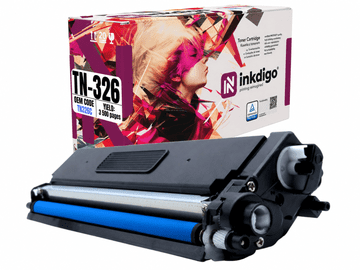 Inkdigo toner TN326C kompatybilny z Brother DCP-L8400CDN HL-L8250CDN Certyfikat TÜV
