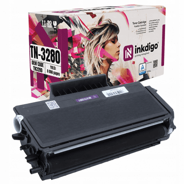 Inkdigo toner TN3280 kompatybilny z Brother DCP-8070D HL-5340 MFC-8370DN Certyfikat TÜV