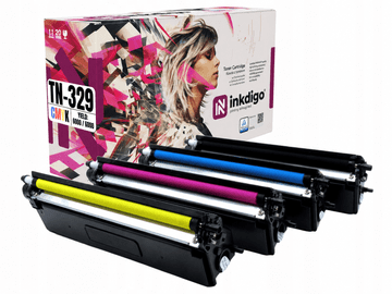 Inkdigo toner TN329 kompatybilny z Brother DCP-L8450CDW HL-L8350CDW Certyfikat TÜV