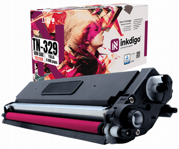 Inkdigo toner TN329M kompatybilny z Brother DCP-L8450CDW HL-L8350CDW Certyfikat TÜV