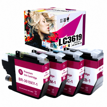 Inkdigo tusz LC3619 kompatybilny z Brother MFC-J2330DW MFC-J3530DW Certyfikat TÜV