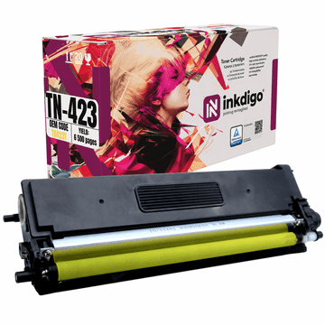 Inkdigo toner TN423Y kompatybilny z Brother DCP-L8410CDN HL-L8260CDW Certyfikat TÜV