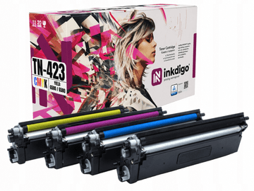 Inkdigo toner TN423 kompatybilny z Brother DCP-L8410CDN HL-L8260CDW Certyfikat TÜV